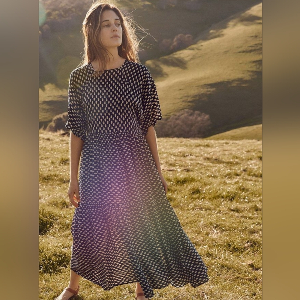 Christy Dawn Theo Black Floral Dress - Picture 6 of 6